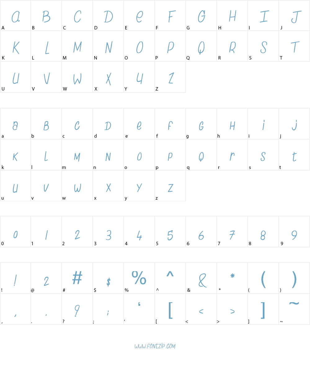 The Chicken love Story Font Character